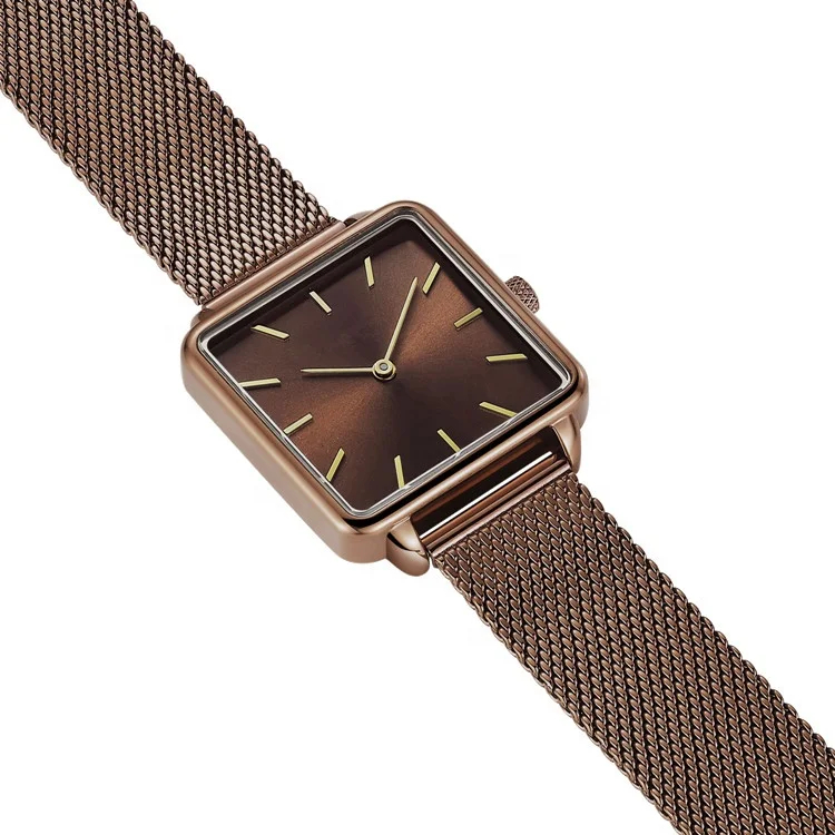 Baulenise Stainless steel Slim Women Wrist Watch Waterproof  Watch For Women