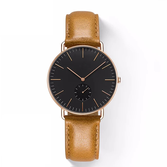 Baulenise modern edge stainless steel watch