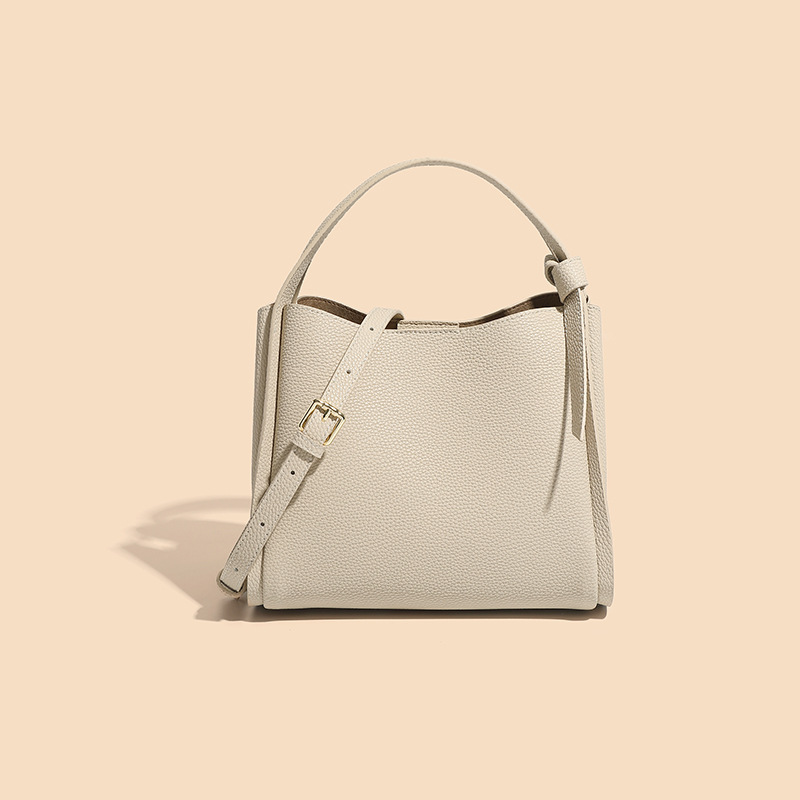 Baulenise Real Cowhide Leather Handbag Tote for Women Lady Shoulder Messenger Crossbody Packs Bag