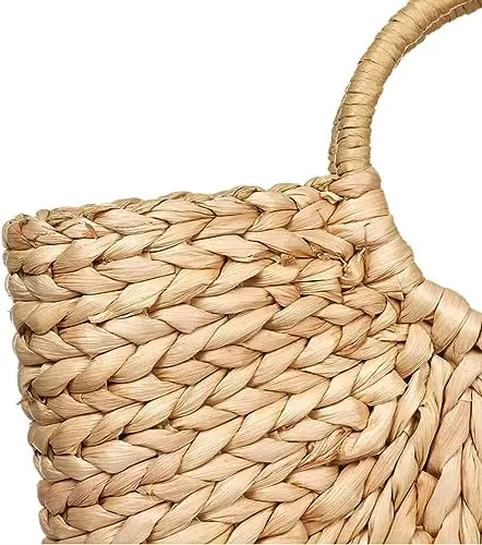 Baulenise bamboo Rattan Woven Hand bag Ladies Messenger Beach Straw Clutch Tote Bag