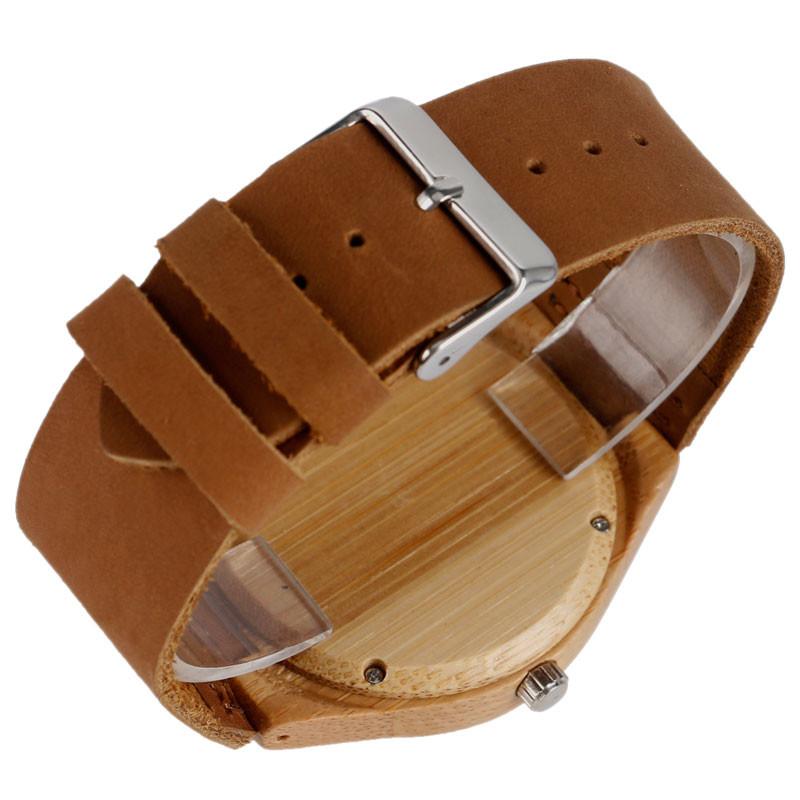 Wooden Watch for Ladies with Flower Skull Hand Made